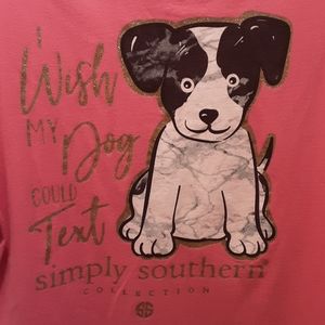 I wish my dog could text. SS T size XL